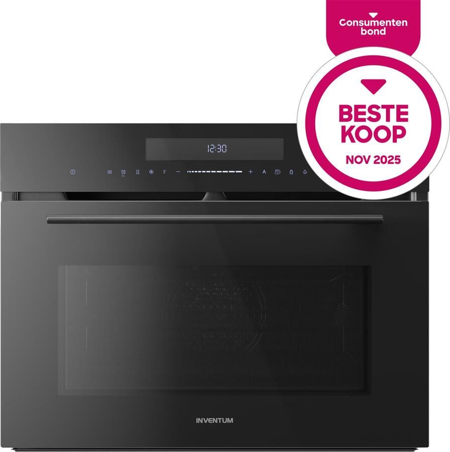 Inventum IMC4535GT Inbouw combi-oven Hetelucht Magnetron Grill 50 liter 45 cm hoog Tot 250 graden Zwart Beste Koop November 2025 - Foto 2
