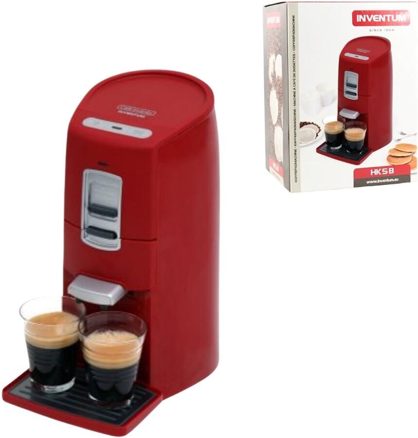Inventum Koffiepadapparaat HK5 Rood