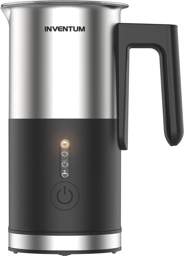 Inventum MK355S Elektrische Melkopschuimer Warm & koud schuim Verwarmen 115 240 ml Zwart RVS