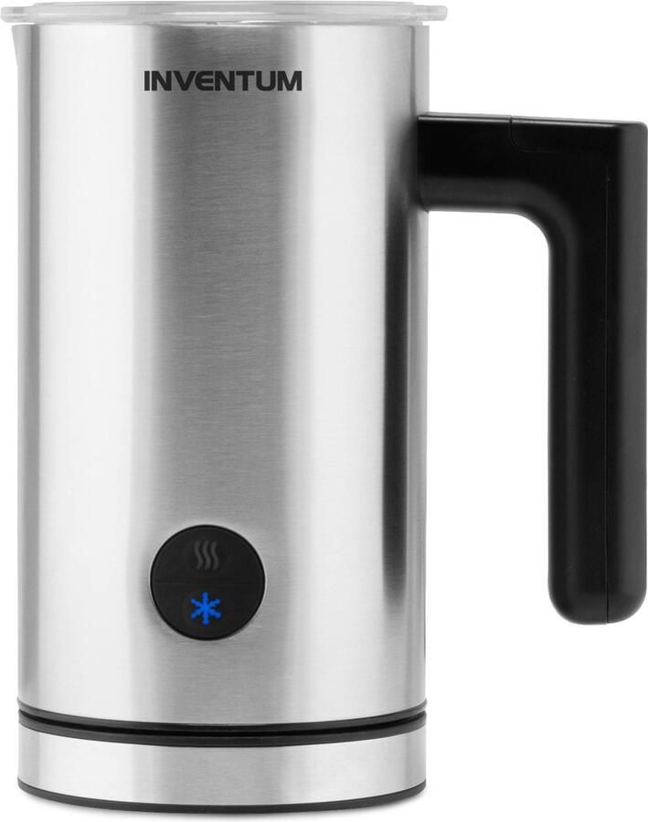 Inventum MK360S Elektrische melkopschuimer 150 300 ml Warm koud opschuimen Verwarmen Antikleeflaag RVS Zwart - Foto 2
