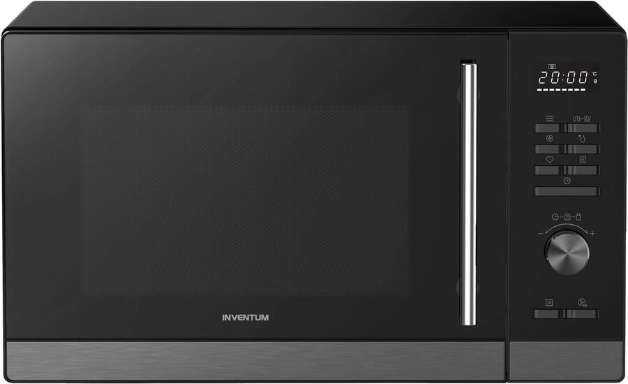 Inventum MN327CB Combi Magnetron 32 liter 1000 watt Heteluchtoven Draaispit Grill 10 kookprogramma's Zwart