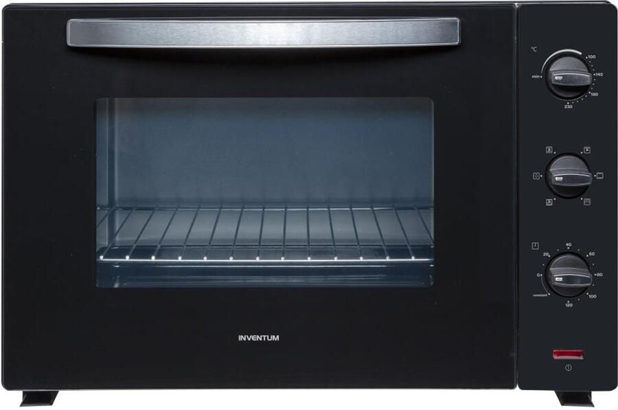 Inventum OV607B Vrijstaande heteluchtoven Draaispit 60 liter 2000 watt 6 programma's Zwart - Foto 4