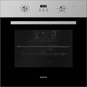 Inventum IOH6070RK Inbouw combi-oven Hetelucht Grill 65 liter 60 cm hoog Tot 250°C RVS Zwart