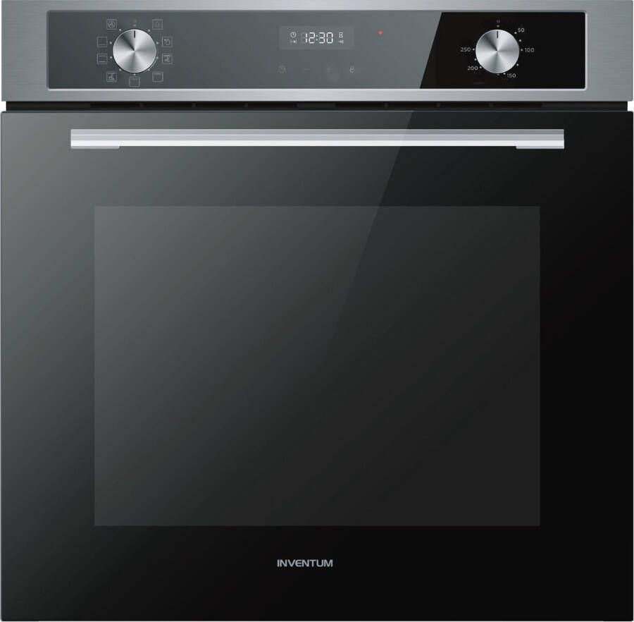 Inventum IOM6072RK Inbouw combi-oven Multifunctioneel Grill 72 liter 60 cm hoog Tot 250°C Zwart RVS - Foto 2