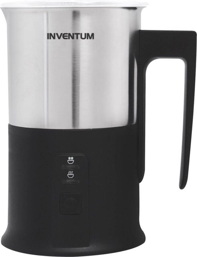 Inventum MK350 Elektrische melkopschuimer 115 240 ml Warm koud opschuimen Verwarmen PFAS vrij Antikleeflaag Zwart RVS