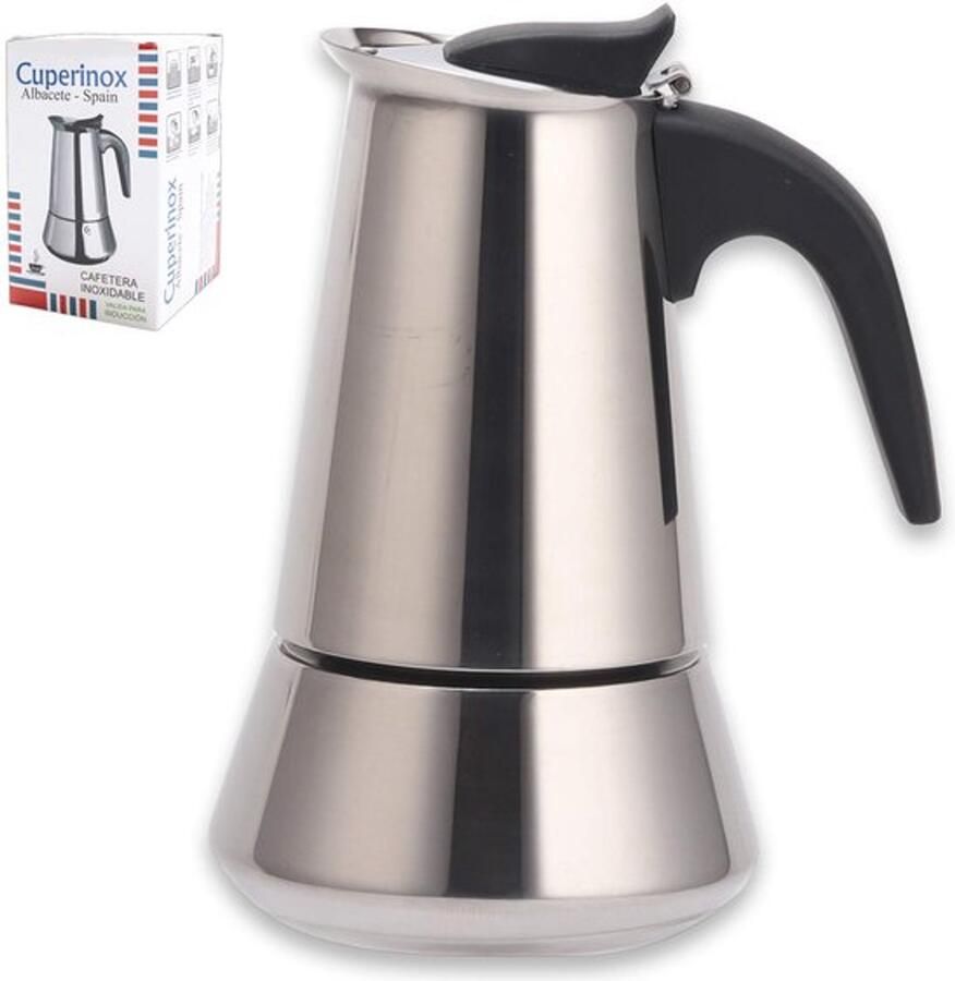 Italiaans Espressomachine Roestvrij staal 12 kopjes