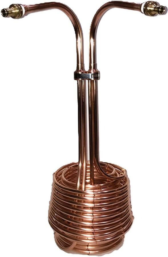 JaDeD Brewing Jaded Brewery The Scylla™ Koperen Wortkoeler Drievoudige Dompelkoeler Snelle Koelspiraal voor Bierbrouwen 19 L - Foto 2