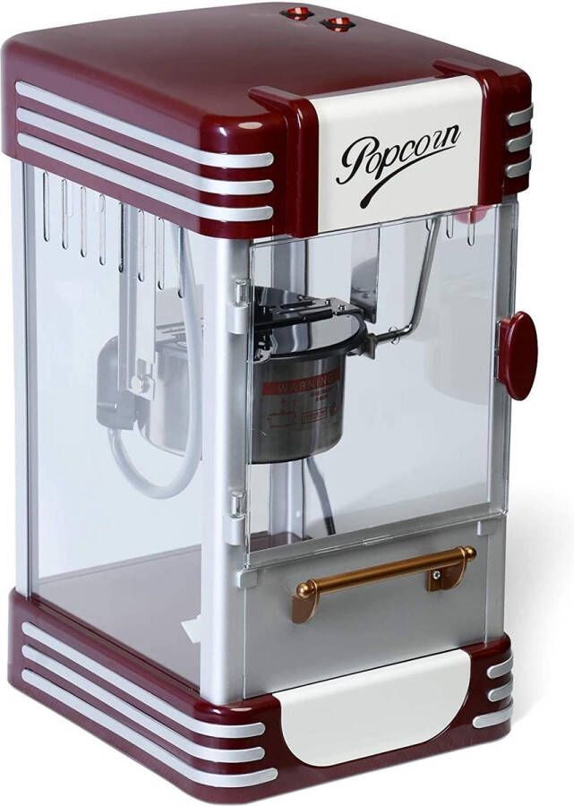 Jago Trend24 Popcorn machine Popcornmachine Retro Popcorn Roestvrijstaal 60 L