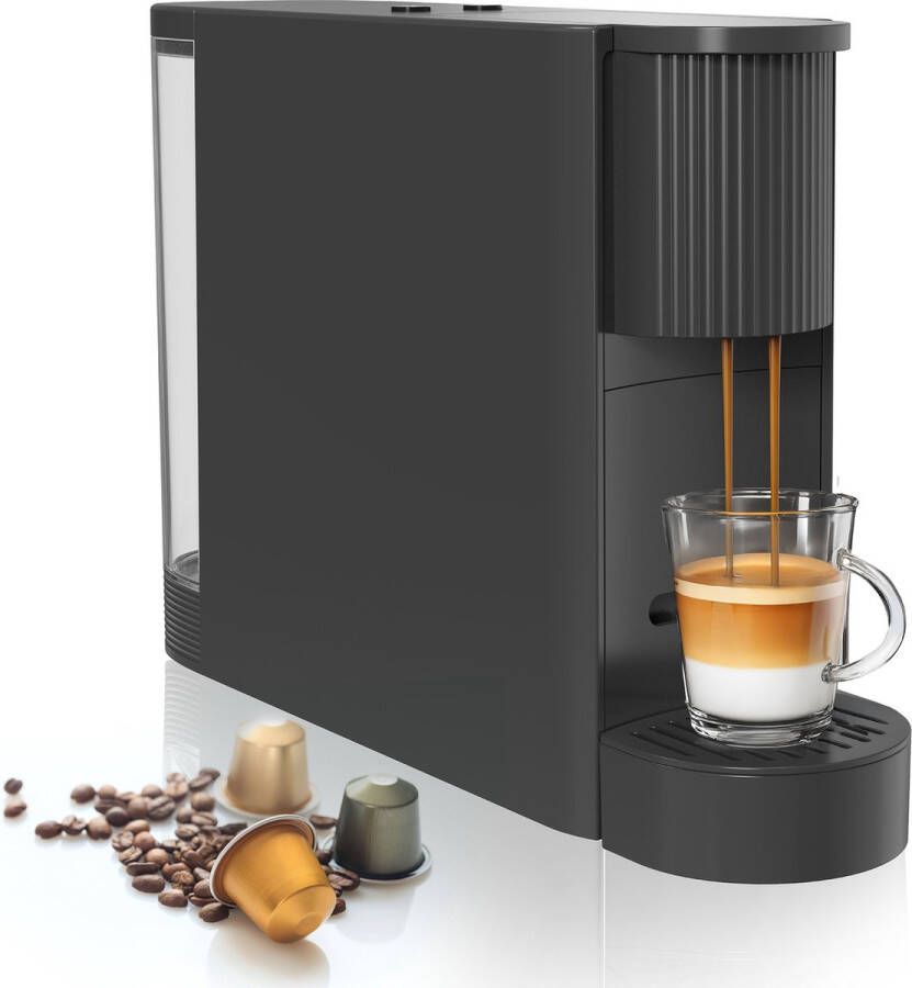 JAP Appliances Capsura Koffiecupmachine Instelbare kopjesvolume 30 200 ml Koffiemachine met cups Koffie machine Koffiezetapparaat geschikt voor Nespresso cups