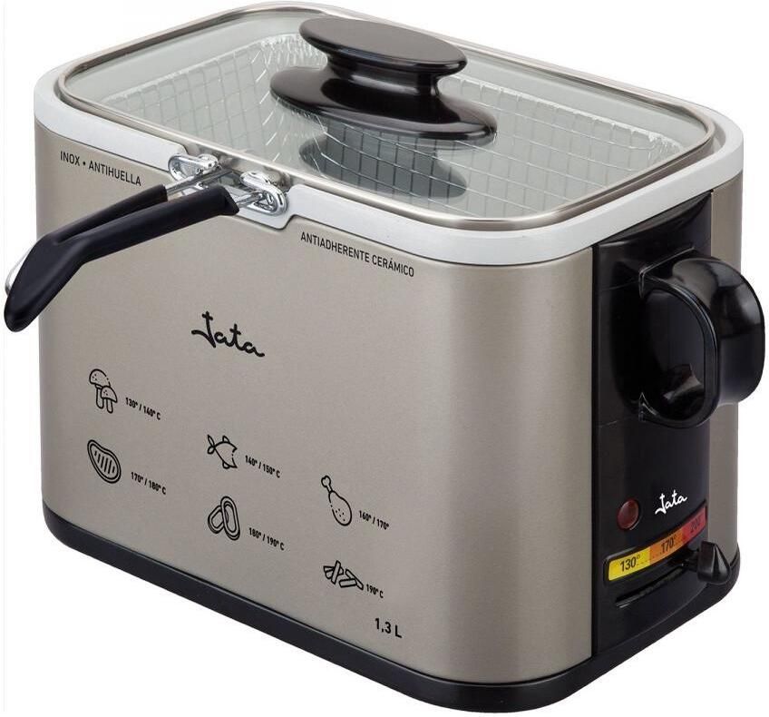 Jata FR326E friteuse Enkel 1 3 l 1000 W Frituurpan Roestvrijstaal - Foto 2