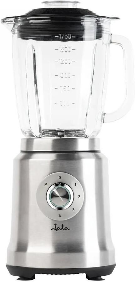 Jata JEBT1241 blender 1 75 l Blender voor op aanrecht 1200 W Metallic Transparant