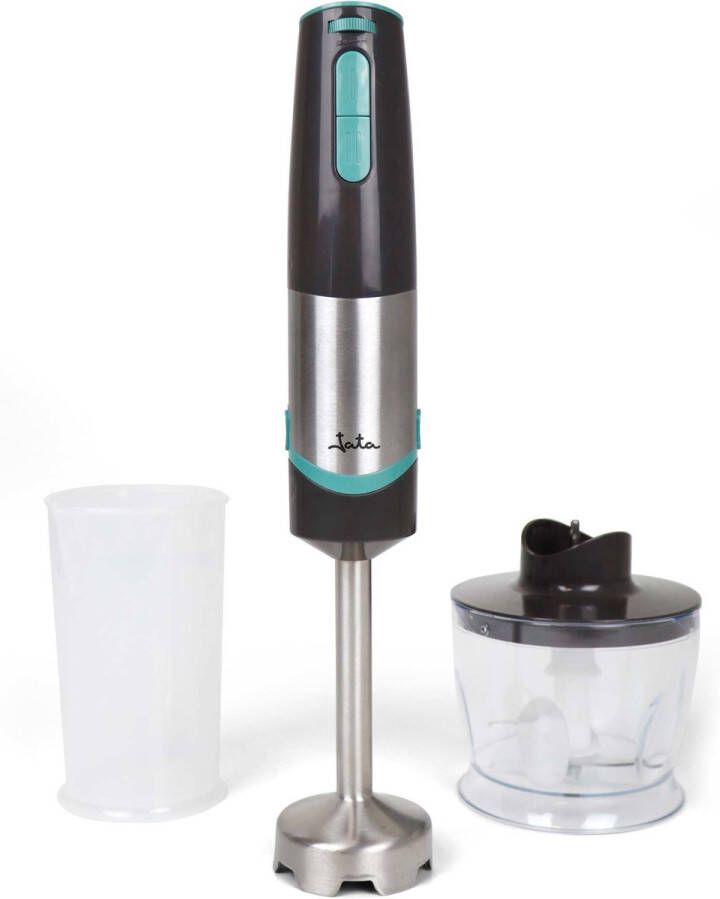 Jata JEBT1790 blender Staafmixer 800 W Zwart Blauw Roestvrijstaal