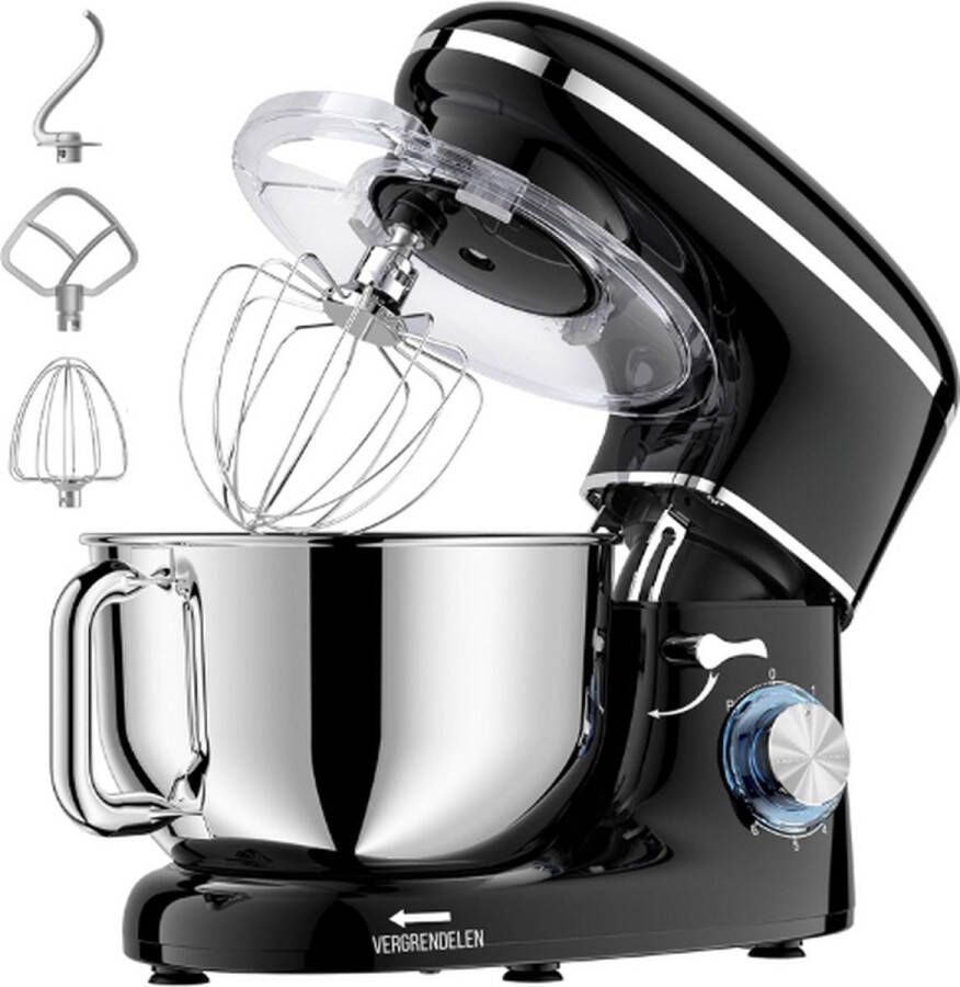 JB Deegmachine Deegmixer Kneedmachine Keukenmachine Deegkneder Deeghaak Kneedhaak Keukenmixer Keukenmachine Keukenmixer Met Mengkom Keukenmixer Machine Mixer Met Mengkom Keukenrobot Keukenmachines 6 Snelheden