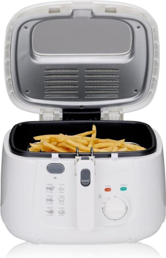 Lìon Frituurpan Frituurpannen Friteuse Wit 29cm x 31cm x 21cm