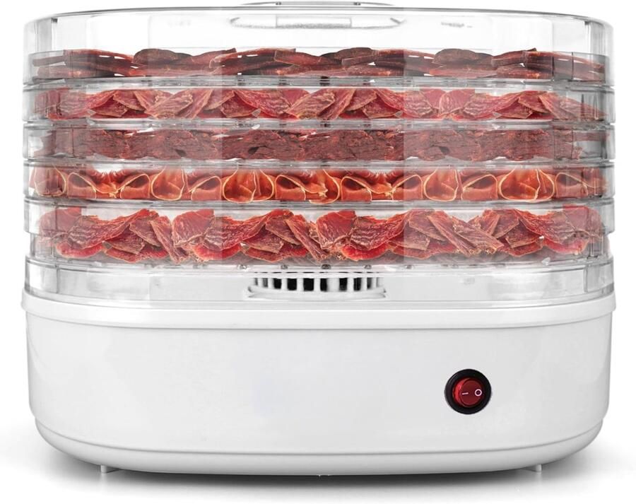 JCP Voedseldroger Droogoven Dehydrator Wit 23cm x 30cm x 32cm