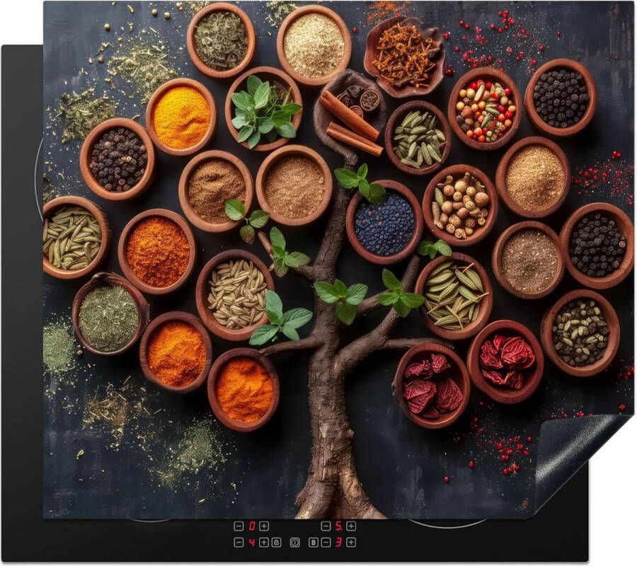 JGS Unieke Keramische Kookplaat Beschermplaat met Levensboomontwerp voor Extra Werkruimte