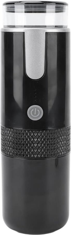 Jhubers goods Draagbare elektrische espressomachine voor op reis camping en kantoor zelfverwarmend compatibel met capsules