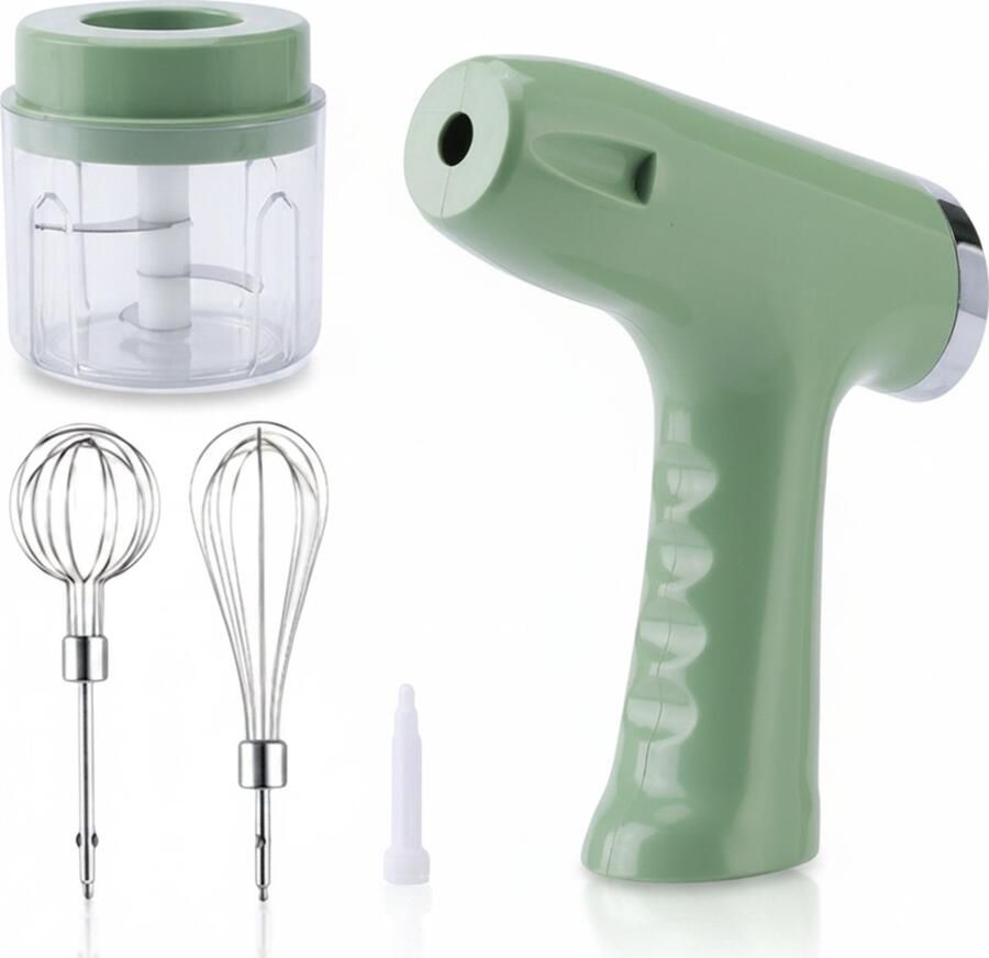 JL Cuisine 2in1 elektrische mixer en hakker Draadloos