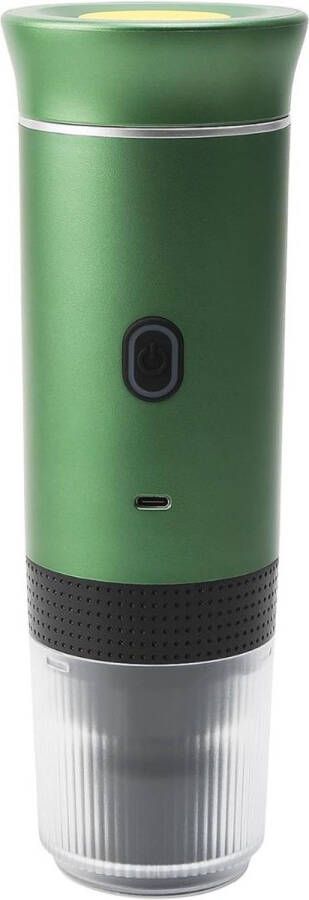 Brandloos Draagbare Koffiemachine Koffiezetapparaat Auto Compact -Groen