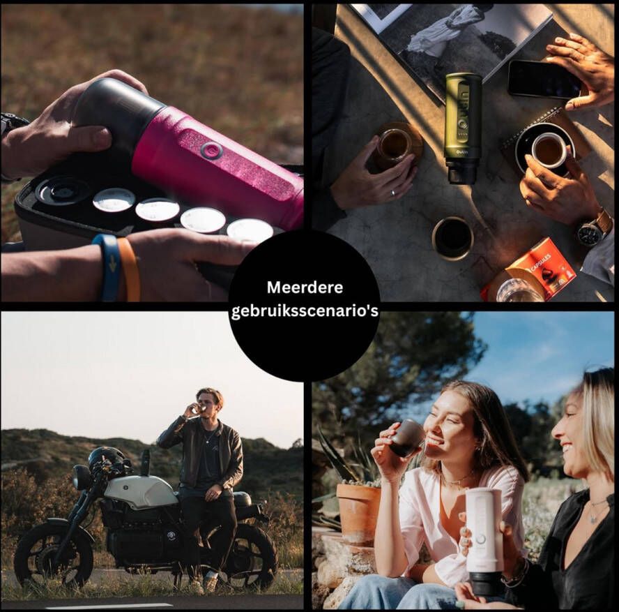 Brandloos Espressomachine Koffiezetapparaat Koffiemachines Blauwgroen