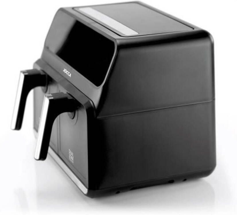 Jocca 8435253576606 friteuse Dubbel 8 l Vrijstaand 1700 W Heteluchtfriteuse Zwart