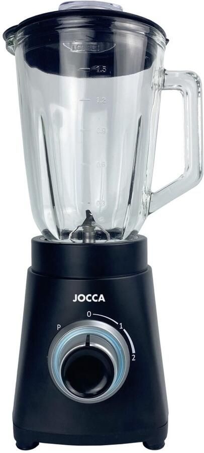 Jocca 2137 blender 1 5 l Blender voor op aanrecht 1000 W Zwart Transparant