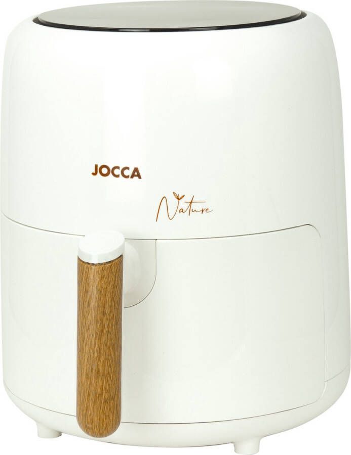 Jocca Nature Airfryer Heteluchtfriteuse Airfryers Air Fryer 3.8L Bamboo White 2187