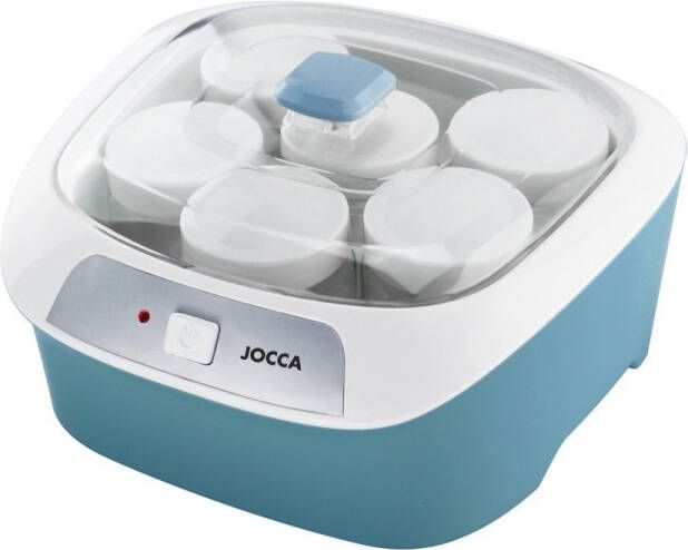 Jocca Yoghurtmaker 1575 6 potten Blauw en wit