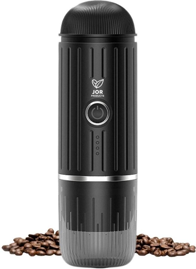 JOR Products JOR s Draagbare Espresso Maker + Reistas Koffiebonen Koffiemachine Nespresso Espressomachine Reizen Camping Travel Barista