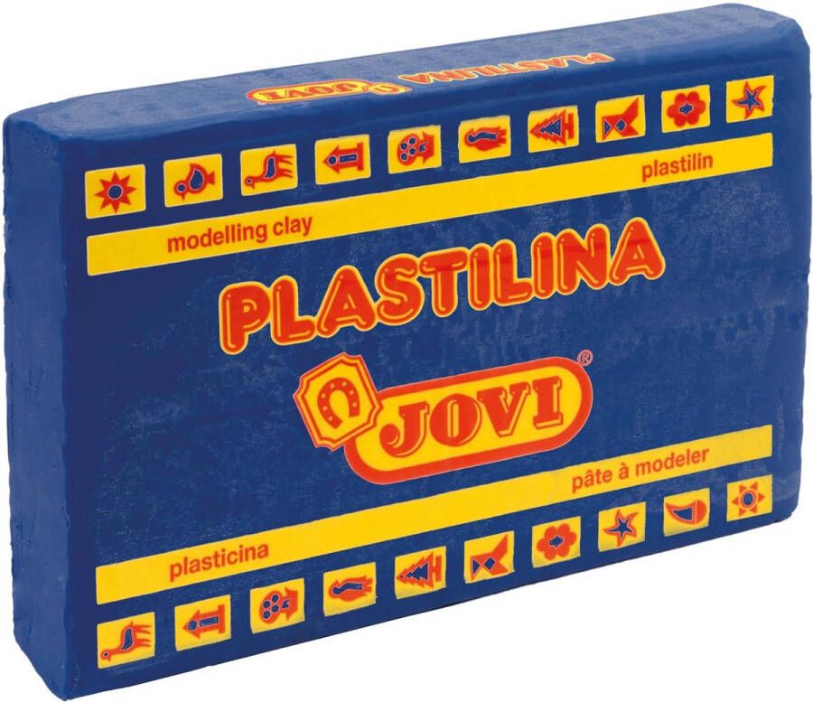 Jovi Boetseerpasta Plastilina donkerblauw 15 stuks