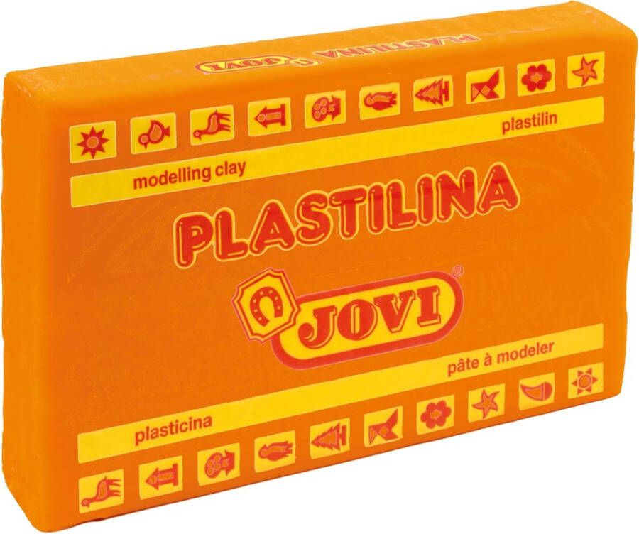Jovi Boetseerpasta Plastilina oranje 15 stuks - Foto 1