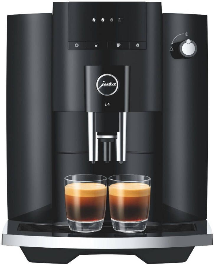 Jura Espresso E4 Piano Black | Espressomachines | Keuken&Koken Koffie&Ontbijt | 7610917154357