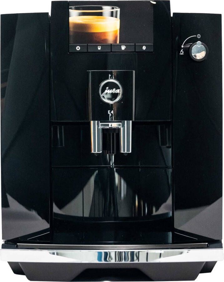Jura Espresso E4 Piano Black | Espressomachines | Keuken&Koken Koffie&Ontbijt | 7610917154357