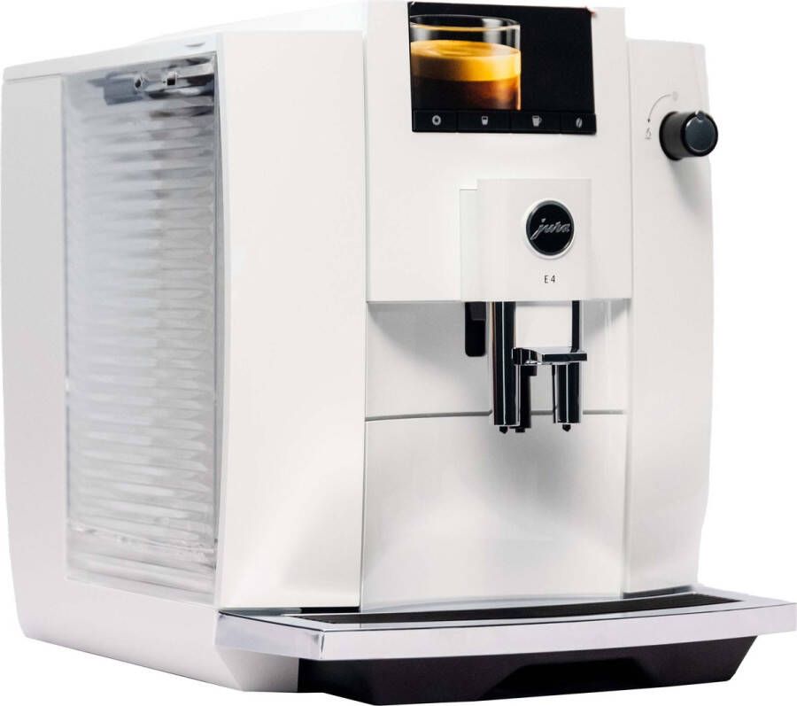 Jura Espresso E4 Piano White | Espressomachines | Keuken&Koken Koffie&Ontbijt | 7610917154333