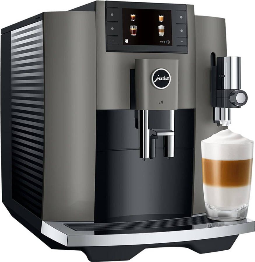 JURA E8 Volautomatische espressomachine Dark Inox EC