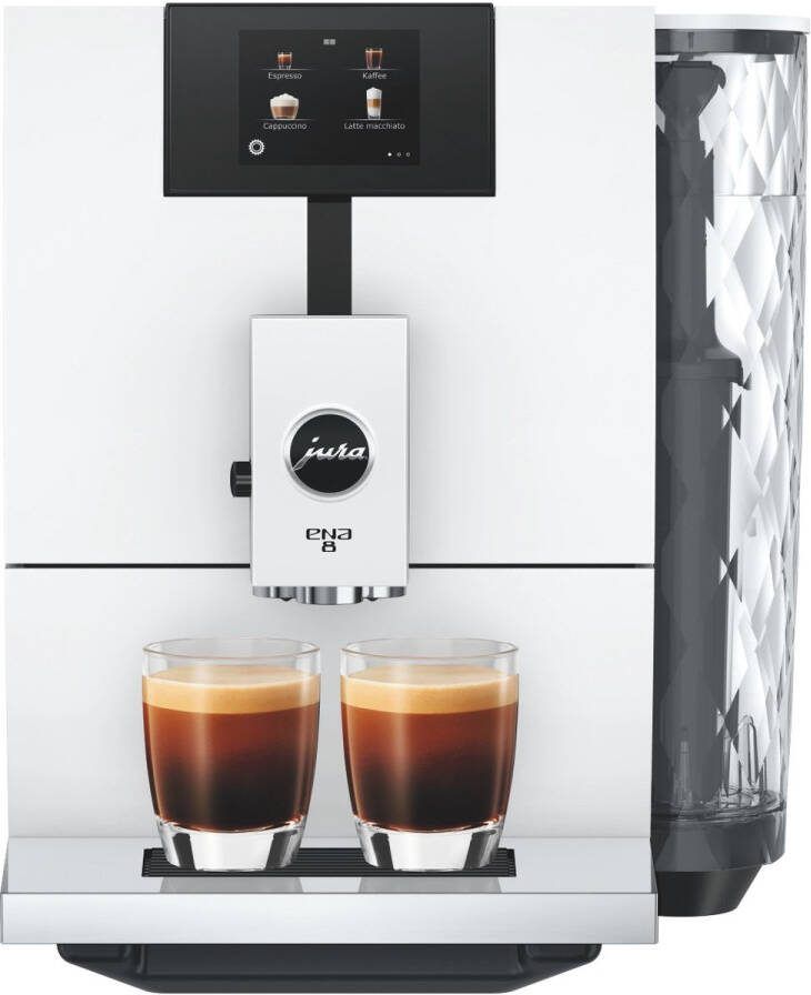 Jura Espresso ENA8 Touch Full Nordic Wit | Espressomachines | Keuken&Koken Koffie&Ontbijt | 7610917154913