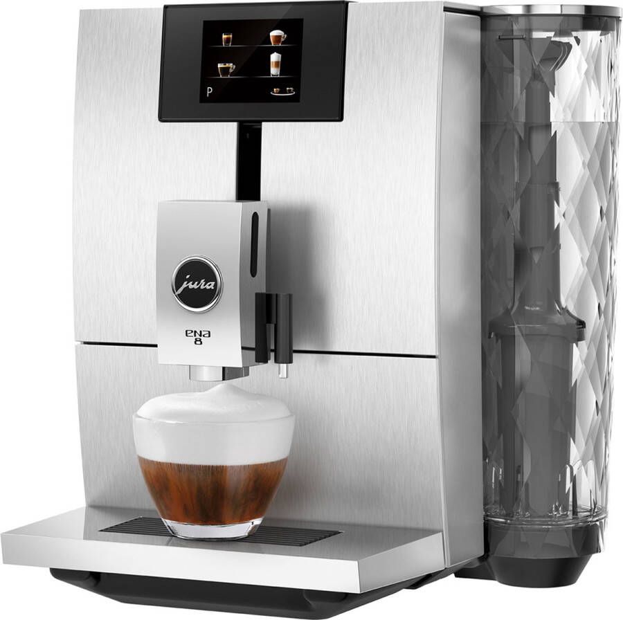 Jura Espresso Ena 8 Touch Massive Aluminium | Espressomachines | Keuken&Koken Koffie&Ontbijt | 7610917153305 - Foto 1