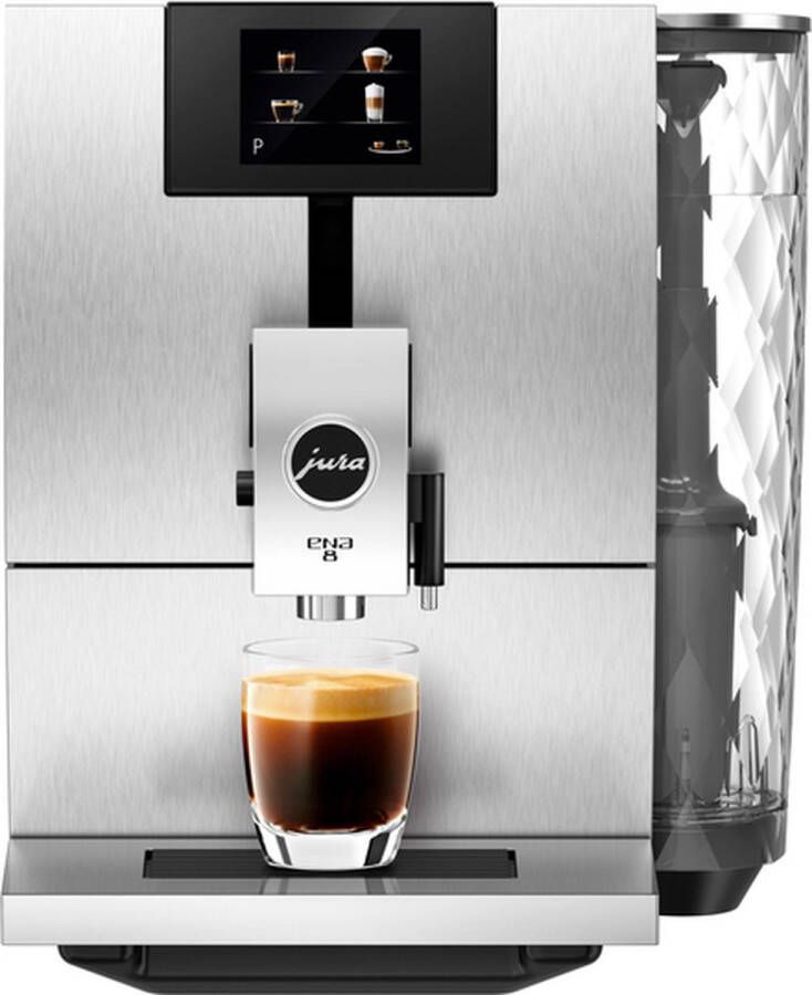 Jura Espresso Ena 8 Touch Massive Aluminium | Espressomachines | Keuken&Koken Koffie&Ontbijt | 7610917153305
