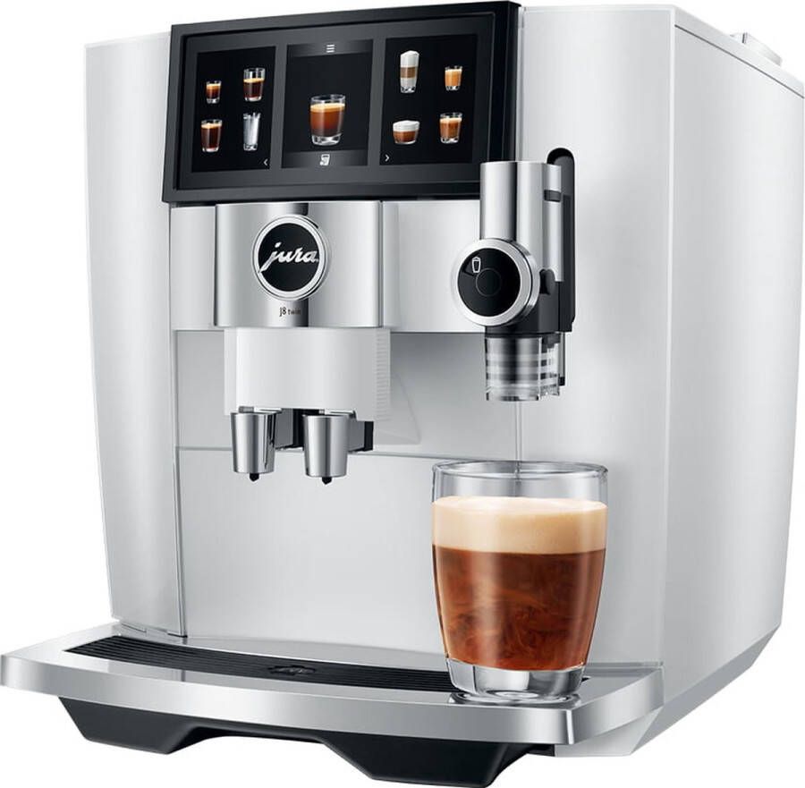 JURA Volautomatische espressomachine J8 twin Diamond White (EA)