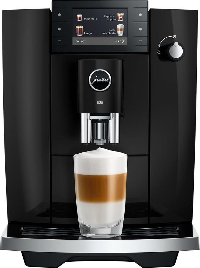 JURA E6 Piano Black (ED) Volautomatische espressomachine