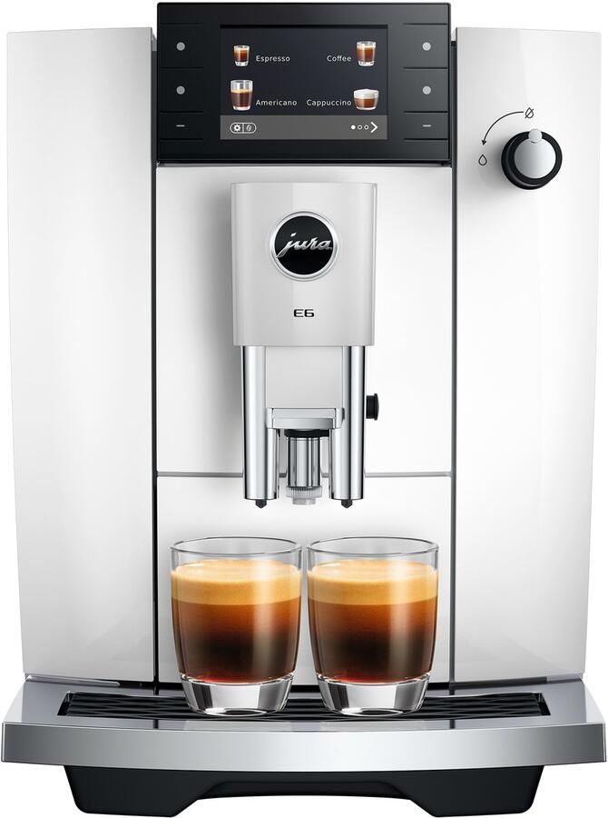 JURA E6 Piano White (ED) Volautomatische koffiemachine