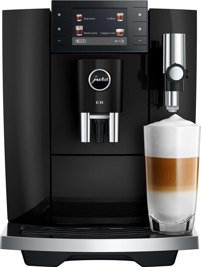 JURA E8 Piano Black (ED) Volautomatische espressomachine