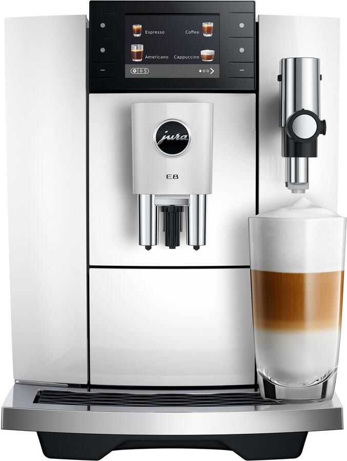 JURA E8 Piano White (ED) Volautomatische espressomachine
