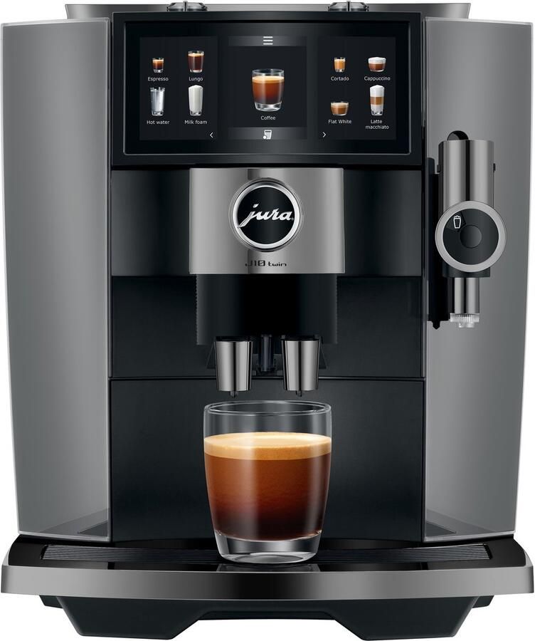 JURA J10 twin Diamond Onyx (EA) Volautomatische espressomachine
