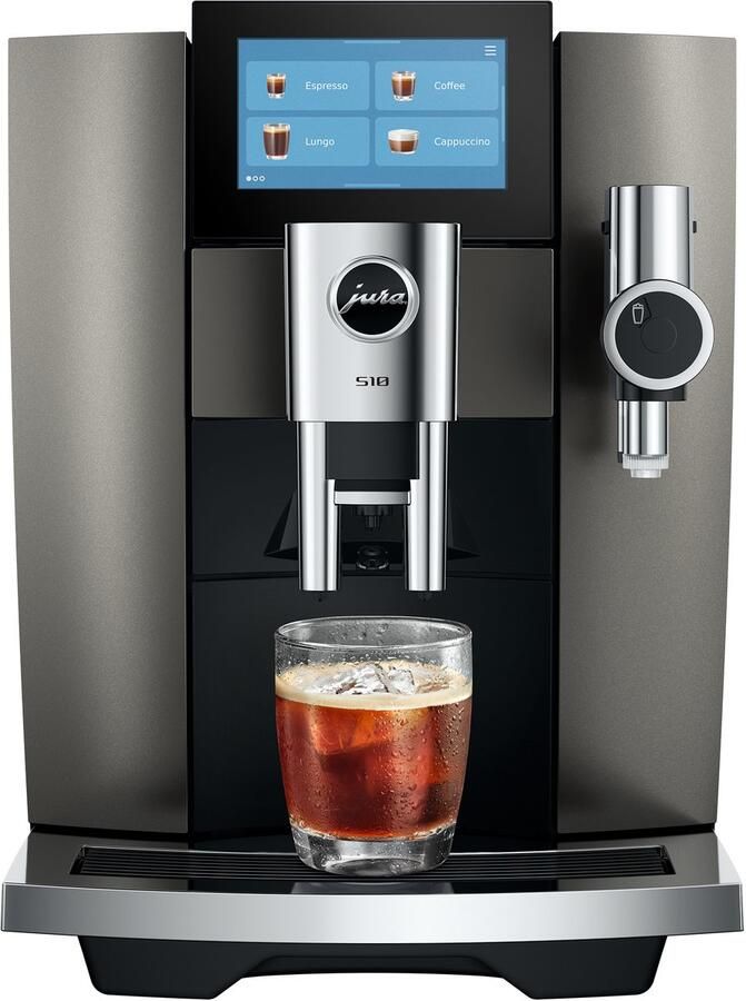 JURA S10 Dark Inox (EA) Volautomatische espressomachine