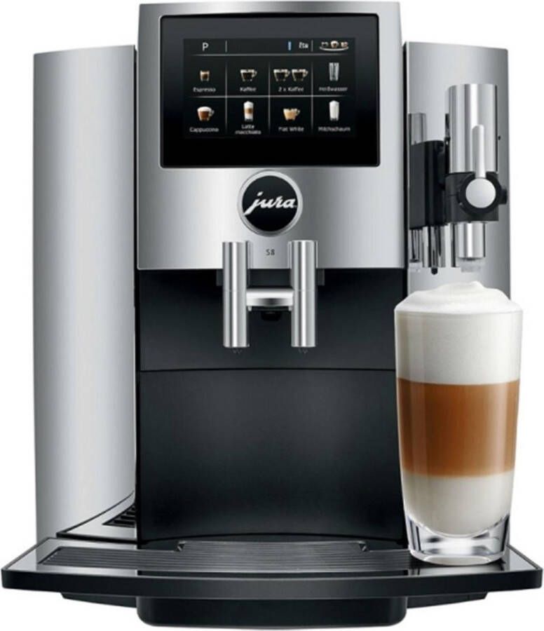 JURA S8 (EA) volautomatische espressomachine Chroom