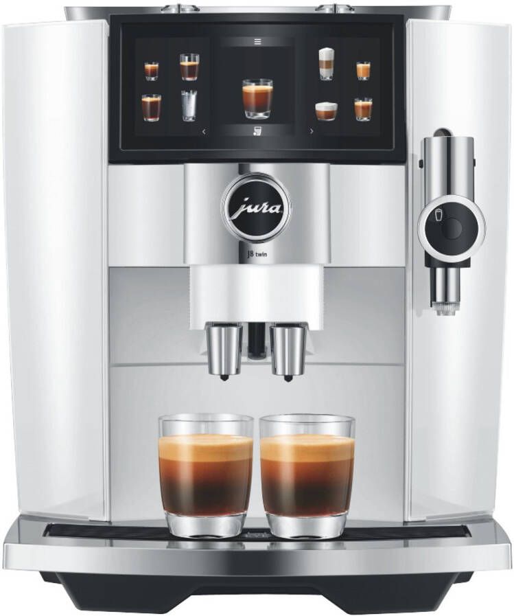 JURA Volautomatische espressomachine J8 twin Diamond White (EA) - Foto 2
