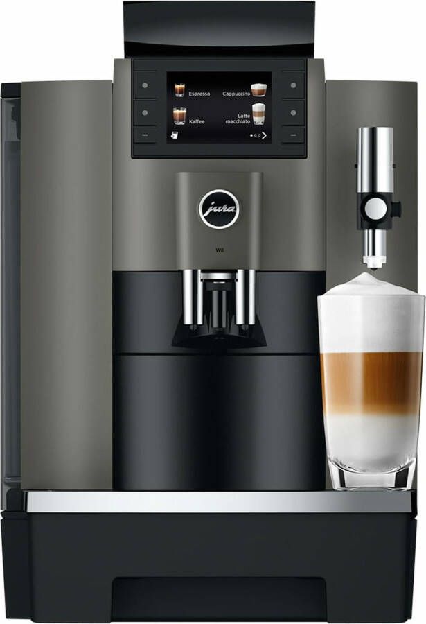 JURA W8 Professional Volautomaat Espressomachine Dark Inox