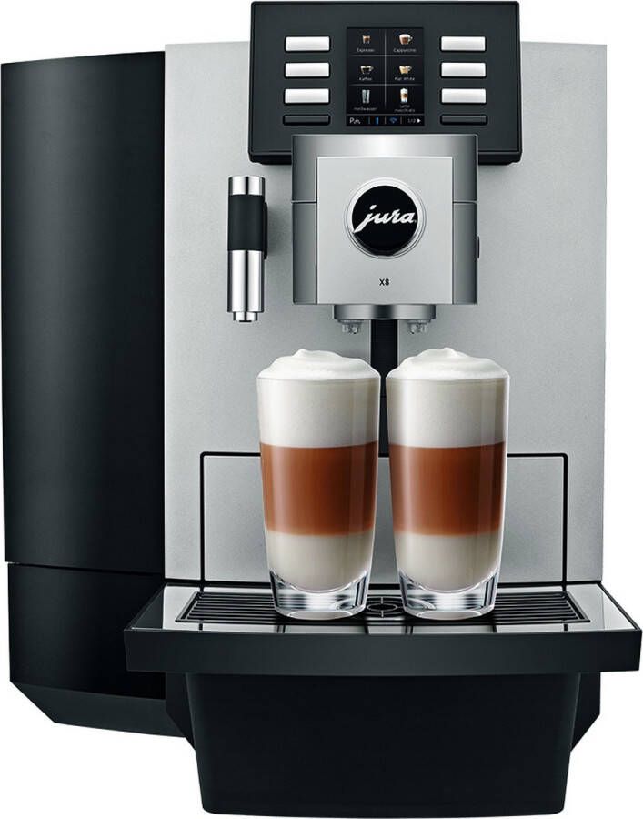 JURA X8 (EU) Professional Espressomachine Platina voor op kantoor 15413