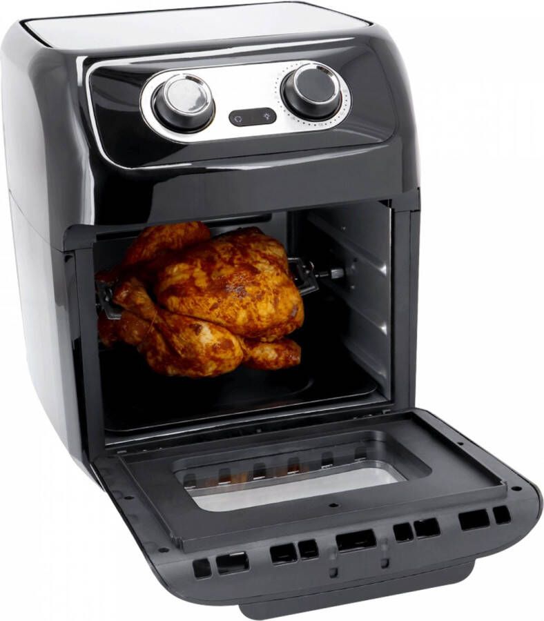JUST PERFECTO HOUSEHOLD APPLIANCES Just Perfecto 12-in-1 Airfryer Oven XXL 12l 1800W Met Touchscreen & LED Display Met 7 Accessoires RVs Heteluchtfriteuse Oven 12 Programmas Braden Grillen Bakken Roosteren én Frituren En Meer Overhitting Beveiliging Hetelucht Oven - Foto 2